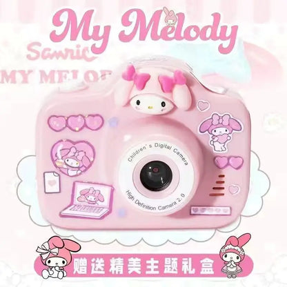 Sanrio Kuromi small camera toy children's camera HD Melody my melody mini birthday gift travel can connect to mobile phone