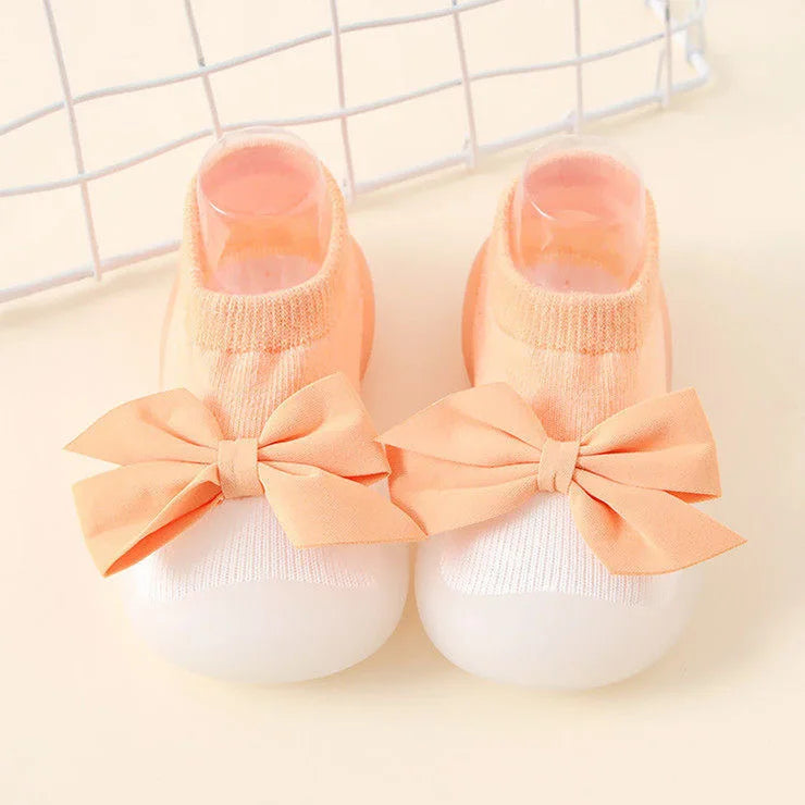 Newborn Baby Boy Shoes Embroidery Pattern Nonslip Floor Socks Kids Girls Soft Rubber Sole Crib Toddler Booties Child Sneakers