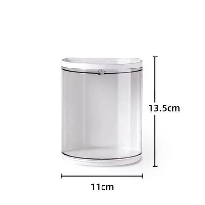 Display Box for Transparent Acrylic Rotating Wall Hanging Blind Box Storage for LEGO Doll Model Kits Cabinet for Pop Mart