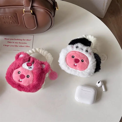 MINISO Cute Knitted Beaver Loopy AirPods Pro Protective Case Airpods 1/2/3 Generation Wireless Bluetooth Headphone Case