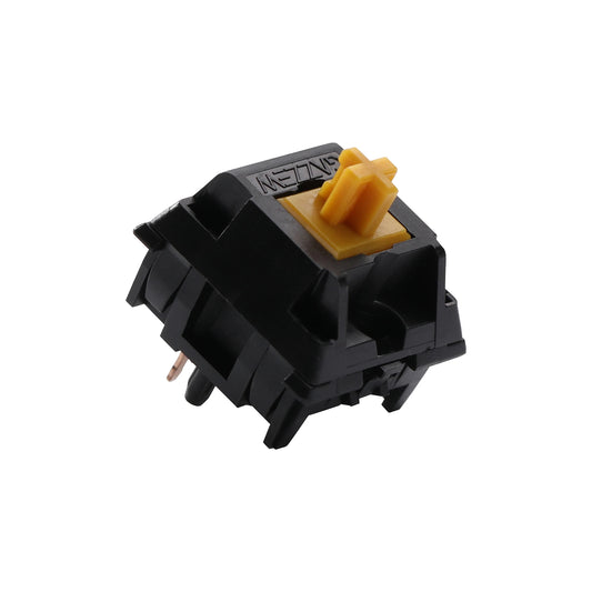 Gazzew Boba BLACK U4t V2 Thocky Tactile Switches for Mechanical Keyboard Customization 5pin 62g 68g Bottom