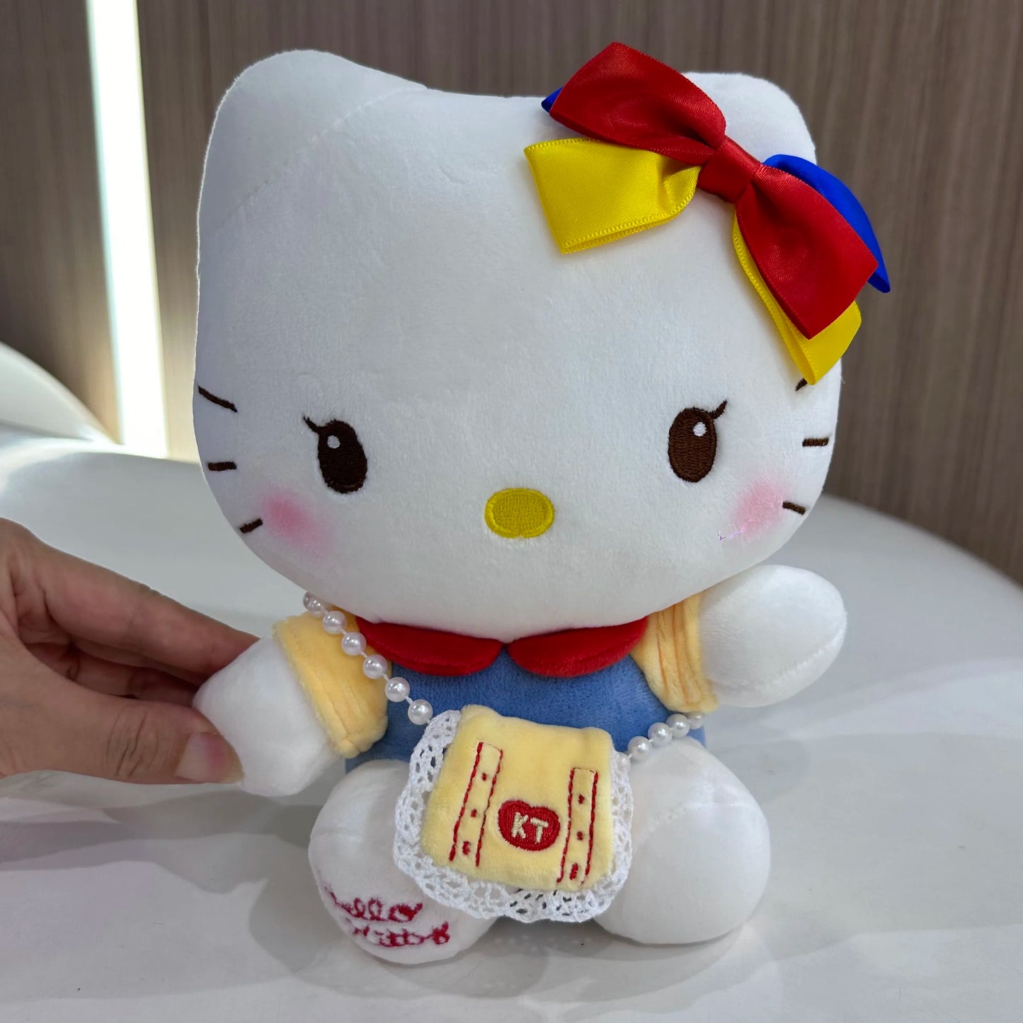 100% Genuine Sanrio Hello Kitty Kuromi Melody Cartoon Plush Stuffed Toys Soft Pillow Plushies Cute Doll Birthday Gifts For Girl