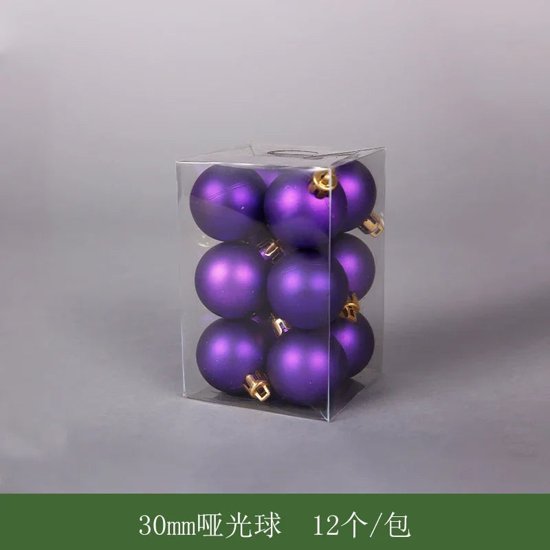 Purple Ball Christmas Decoration