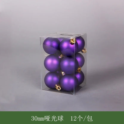 Purple Ball Christmas Decoration