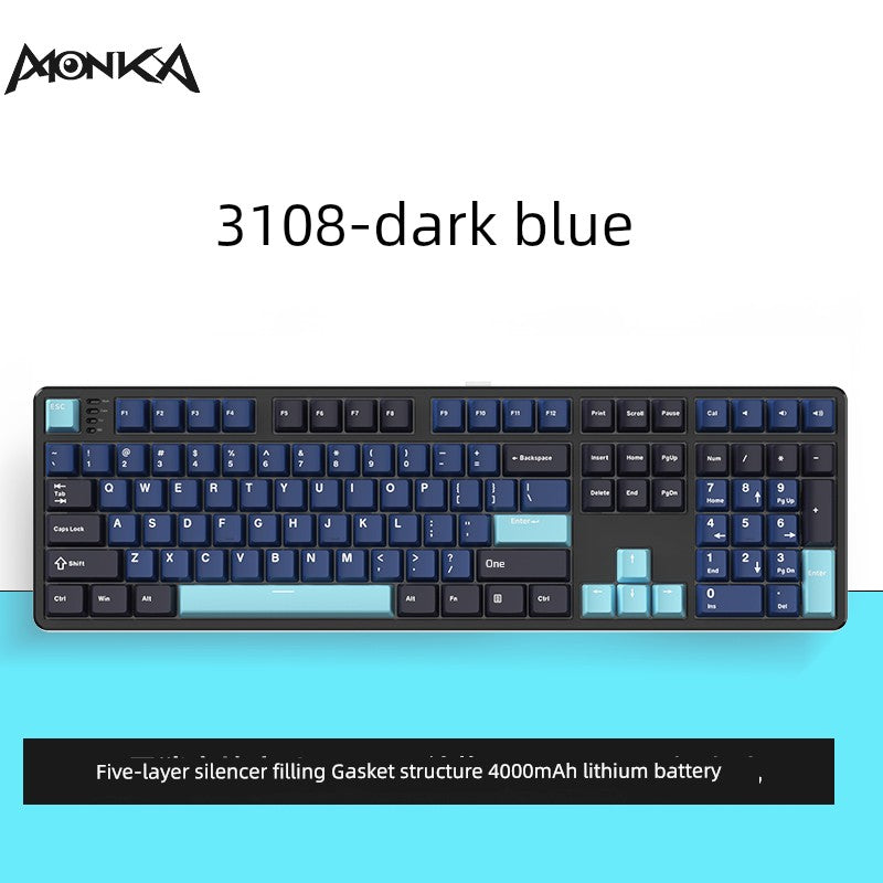 Magic Coffee Three-Model Mechanical Keyboard Customized External Wireless