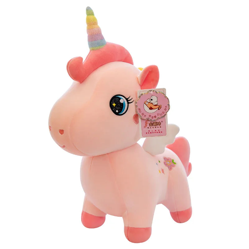 30-40cm Kawaii Unicorn Pony Doll Plush Toy Kids Birthday Gift Doll Pillow/Cushion Christmas Gift for Family and Friends