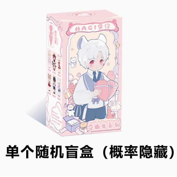 Genuine Nagi 2 3 Blind Box Exchange Student Series Bjd Doll Mystery Box Anime Action Figure Model Guess Bag Surprise Kids Gift