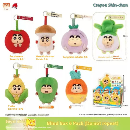 Original Crayon Shin-chan Blind Box, Vinyl Doll Series First Release, 6pcs/box, Cute Plush Toy, Model & Figurine, Gift Toy