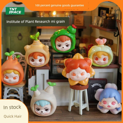 TNT Space Plant Research Institute Blind Box Cute Tablets Blind Bag Handmade Toy Desktop Rayan Decoration Gift