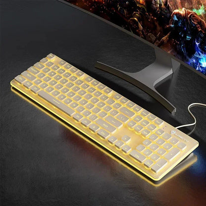 LangTu L1 Mechanical Touch Silent Esports Games Office Backlight Wire Wireless Keyboard Desktop Notebook d Customize Keyboards