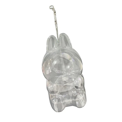 LABUBU Have A Seat Transparent Case Labubu Plastic Case Backpack Charms