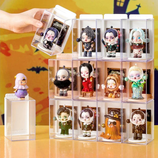 1/6pcs Blind Box Storage Display Rack Hand Puppet Single Doll Storage Box Acrylic Transparent Dustproof Toy Organization Cabinet