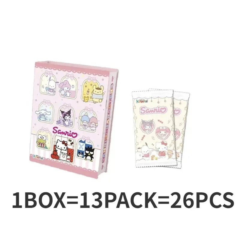 2024 Sanrio Kuromi Cards My Melody Trading Card Game Hello Kitty Booster Box Cartoon Cute Collection Toy Christmas Gift