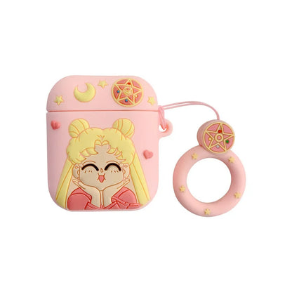 Ins Sailor Moon Airpods Pro2 Protective Case Cute 2nd Generation 3rd Generation Apple Bluetooth Earphone Case Cute Gift For Girl