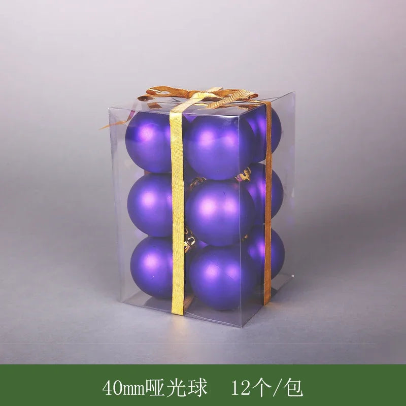 Purple Ball Christmas Decoration