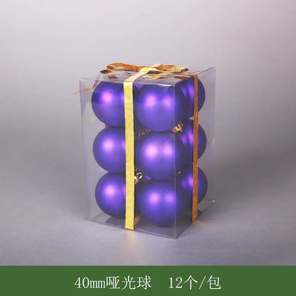 Purple Ball Christmas Decoration