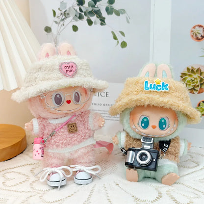 Labubu Ropa For 17cm Labubu Mini Doll Clothes Outfit Accessories Color Match Dolls Clothing Labubu outfit