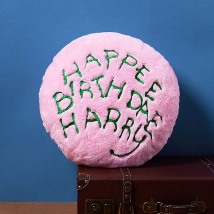 Genuine MINISO Harry Potter No. 16 Hagrid's Cake Pillow Hedwig Doll Cute Gift Pillow Peripheral Toys Children's Holiday Gift