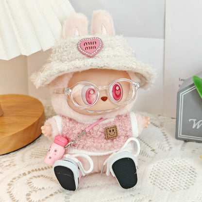 Labubu Ropa For 17cm Labubu Mini Doll Clothes Outfit Accessories Color Match Dolls Clothing Labubu outfit