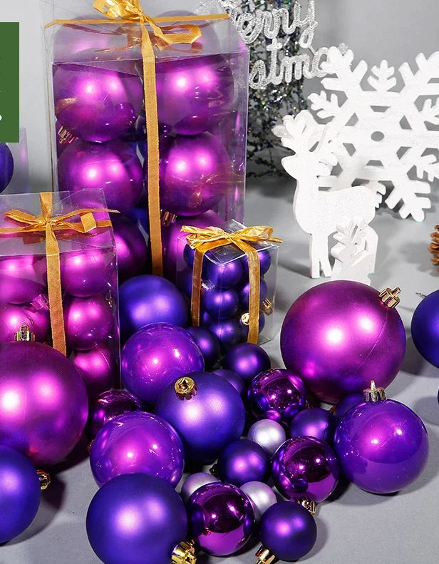 Purple Ball Christmas Decoration