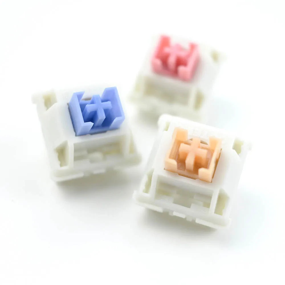 Outemu Switches Silent Cream Yellow Switch Lubed Mechanical Keyboard 5Pin Clicky Tactile Linear Custom Gaming RGB MX Switches