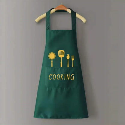 Kitchen Household Cooking Apron Men Women Oil-Proof Waterproof Adult Waist Fashion Coffee Overalls Apron Kitchen Accessories