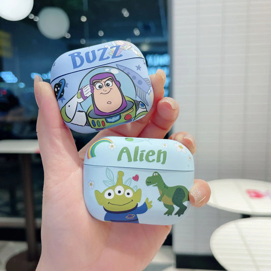 Cute Cartoon Toy Story Buzz Lightyear Earphone Case For Airpods 2 3rd pro pro2 4 Bluetooth Wireless Headphone Cover Gifts