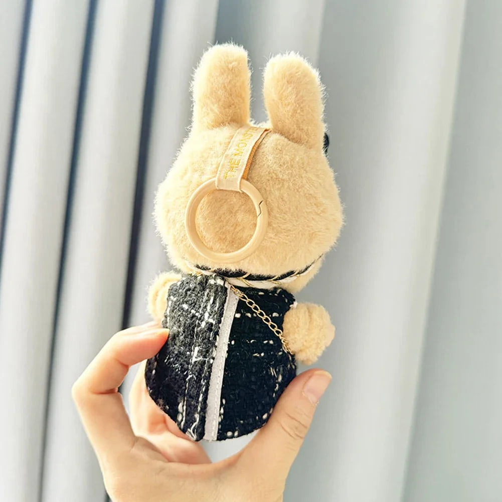 17cm Mini Plush Doll'S Clothes Outfit Accessories For Korea Kpop Exo Labubu Idol V1 V2 black dress suit Clothing Gift