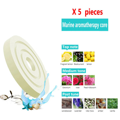 Solar car air freshener interior accessories replacement fragrance tablets Men women Original Auto  flavoring perfume Diffuse