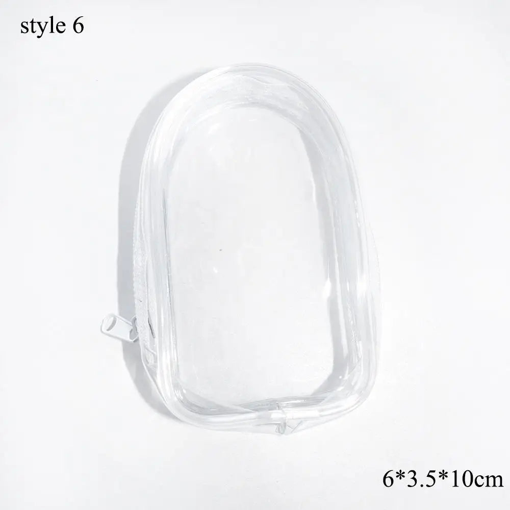 Jewelry Organizer Transparent Storage Box Pouch Mystery Box Keychain Bag Storage Case Thicken Wallet Cute Doll Bag Organization