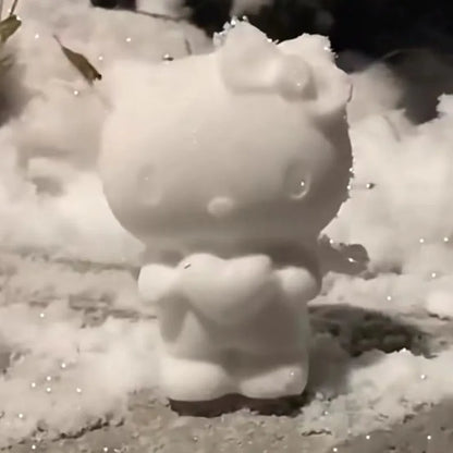 NEW Hello Kitty Sanrio Kawaii Cute Cartoon Snowball Mold Snowball Fight Snow Tools Children's Antifreeze Hand Toys Wholesale