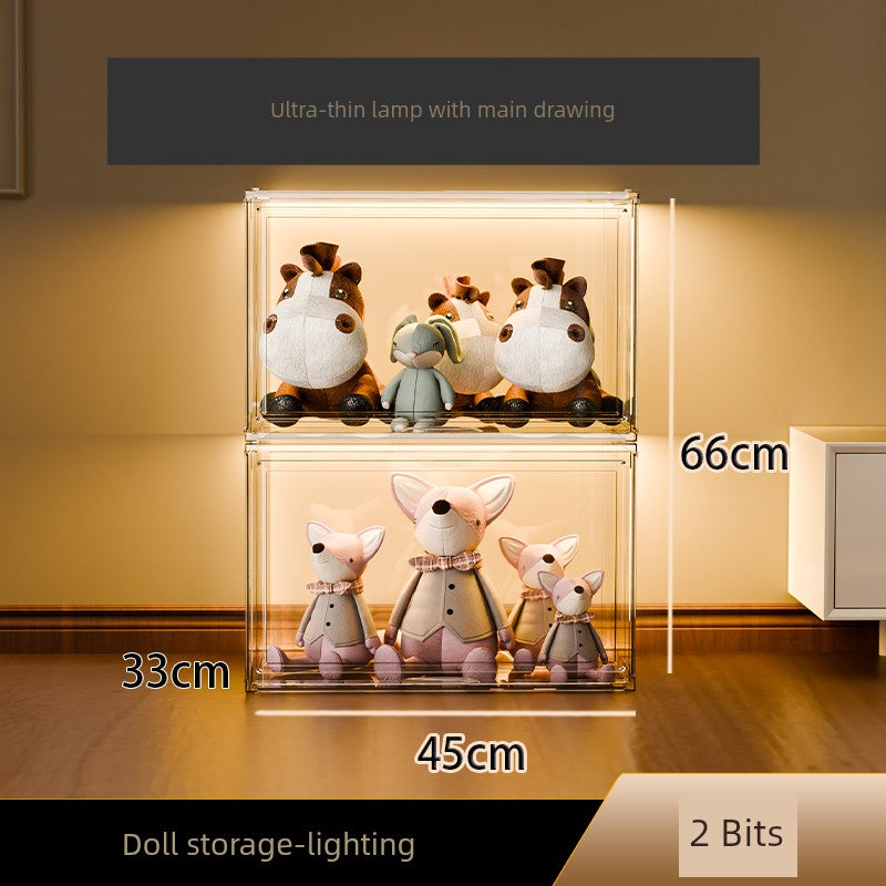 Stuffed Toy Display Cabinet Lingna Beier Storage Box