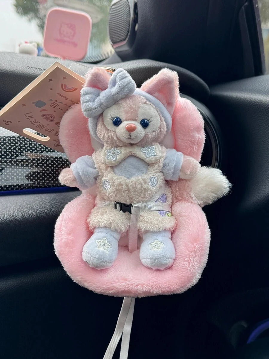 Labubu Doll Car Safety Seat Kawaii Ob11 Doll Seat Car Air Outlet Aromatreatment Decoration Cute Car Decoration A Gift For A Frie