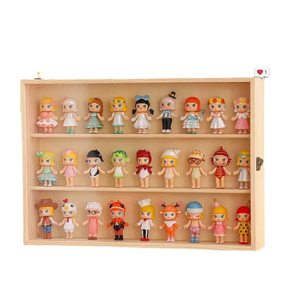 Large Dust-Proof Storage Box, Handmade Model Display Stand, Transparent Wall Hanging Organizer for Toy and Collectibles Showcase