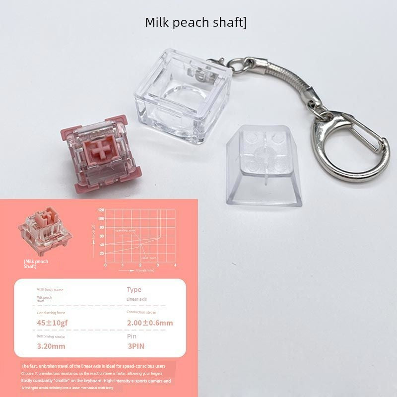 Milk Tea Keychain Customized Chemical Shaft Tester