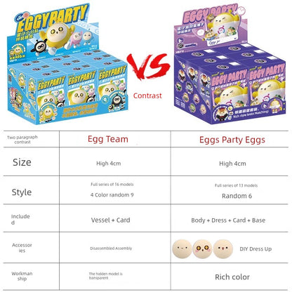 Egg Puff Party a Whole Box of Hidden Models Doll