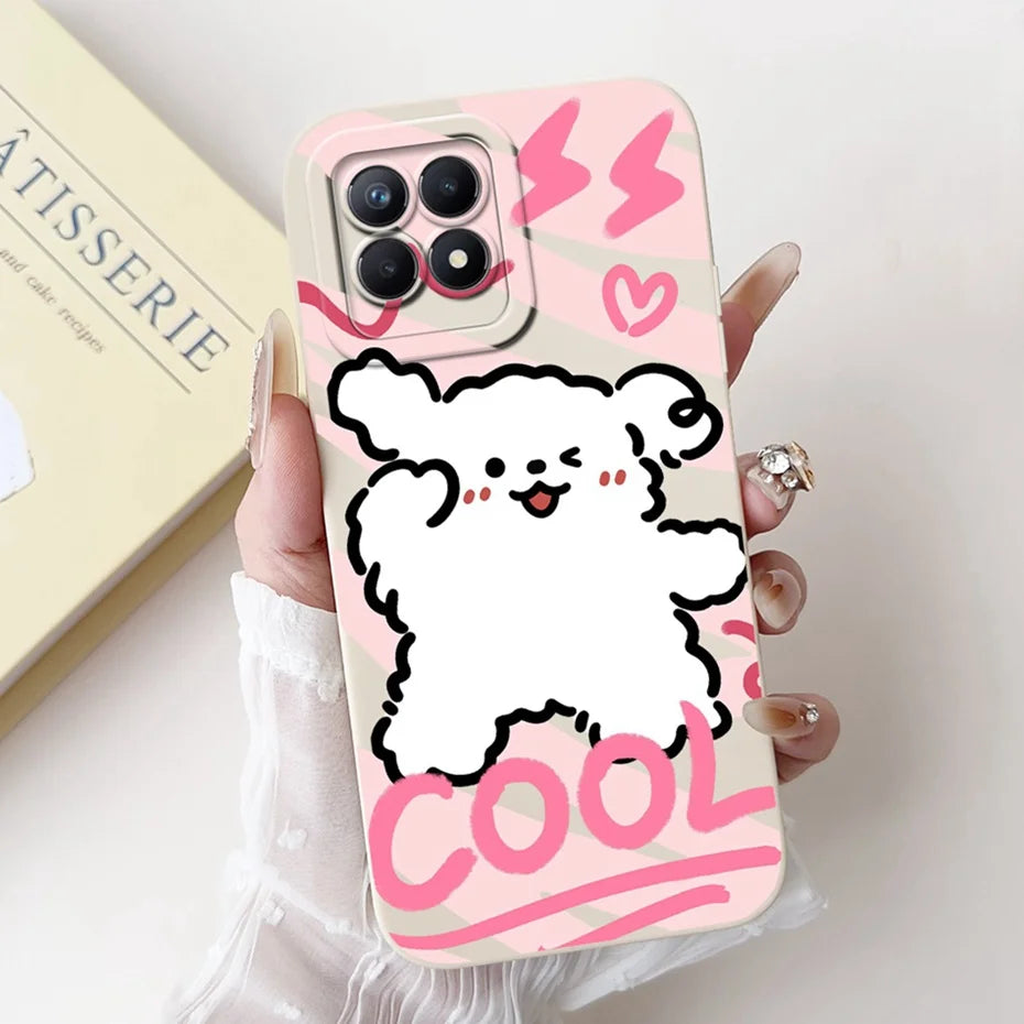 Lens Protective Case For Realme 8i RMX3151 Cute Cartoon Soft Silicone Back Cover For Realme8i Phone Cases