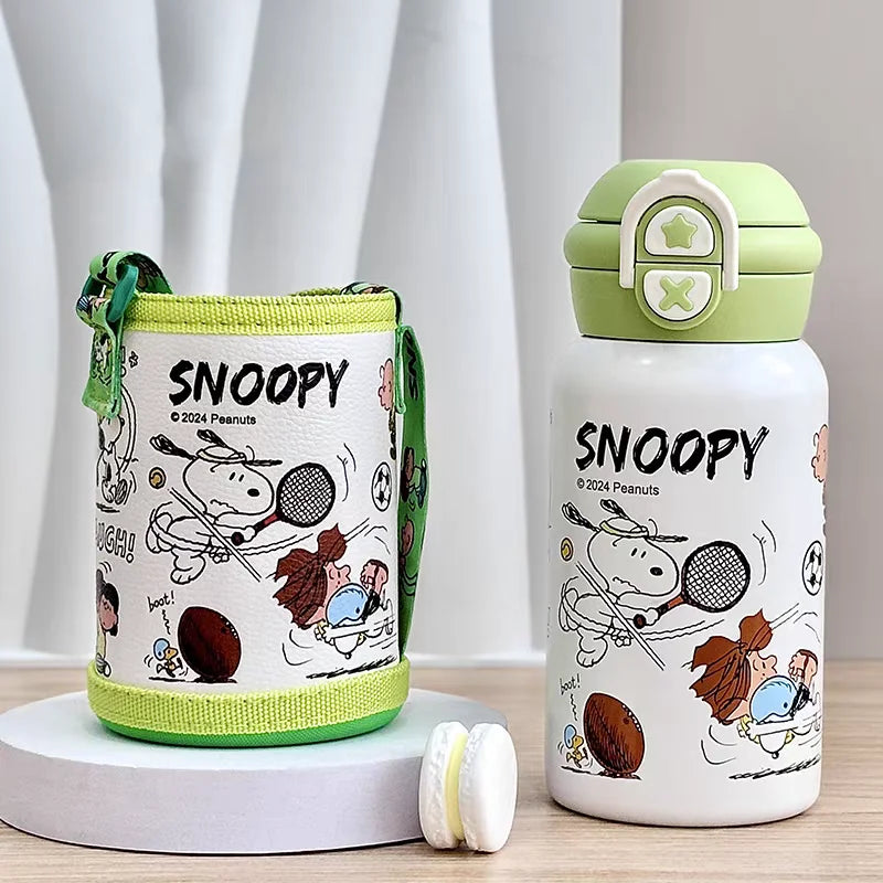 MINISO Snoopy Children'S Kettle Insulated Cup 316 Stainless Steel Student Water Cup Large Capacity Outdoor Double Drinking Cup