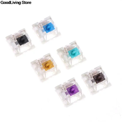 10Pcs/lot Outemu Mx Switches 3 Pin Mechanical Keyboard Black Blue Brown Switches for CIY Sockets SMD Replacement