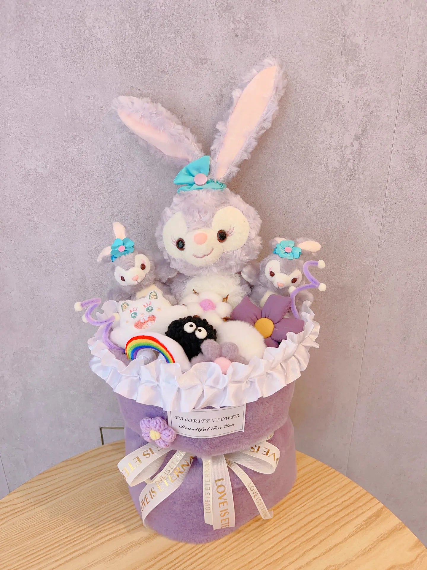 Sanrio Cinnamoroll Kuromi Doll Bouquet, Kawaii Plushies Valentine's Day Gift For Girlfriend's Birthday, Cute Plush Toy