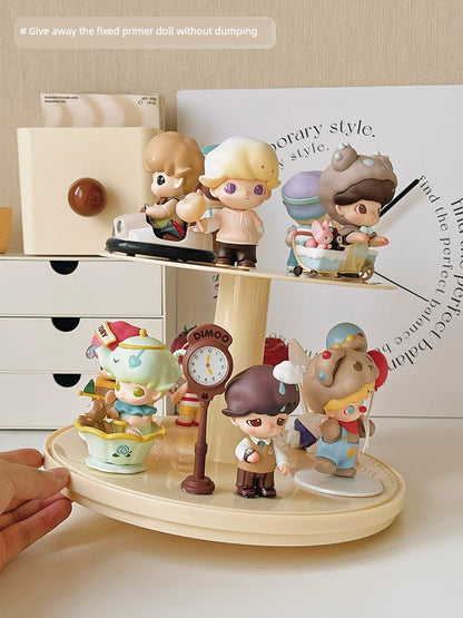 Rotate Blind Box Multi-Layer Hand-Made Dustproof Storage Display Stand