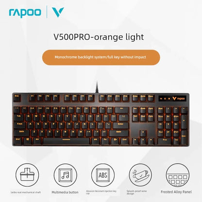 Lei Bo V500pro Red Axis Desktop Mechanical Keyboard