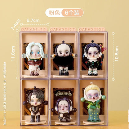 1/6pcs Blind Box Storage Display Rack Hand Puppet Single Doll Storage Box Acrylic Transparent Dustproof Toy Organization Cabinet