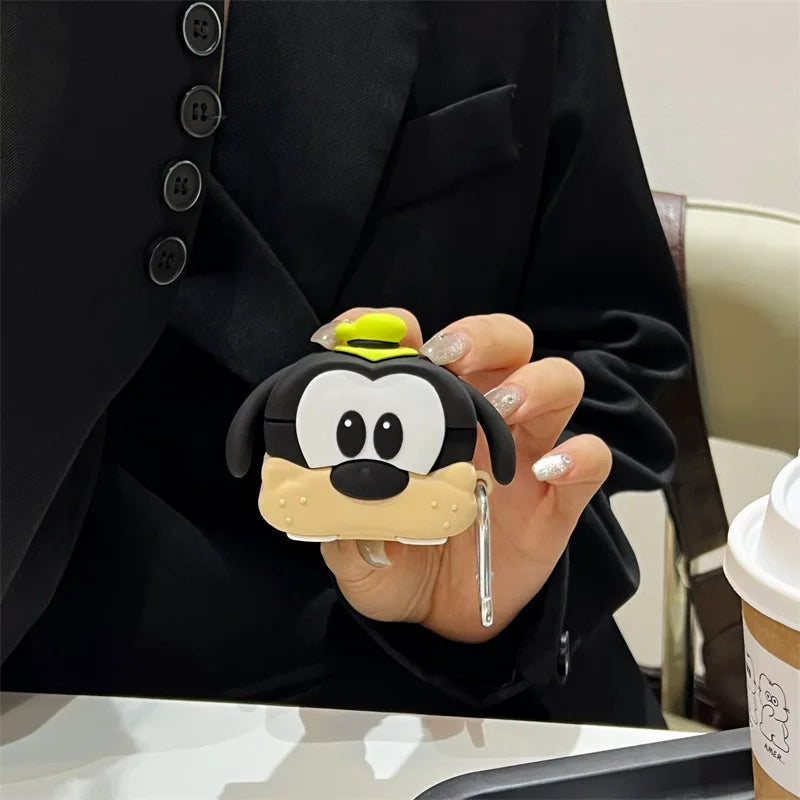 Miniso Cartoon Earphone Case Cover for Airpods 4 New Bluetooth Wireless Earbuds Charging Box Protective Shell for Air Pods 4