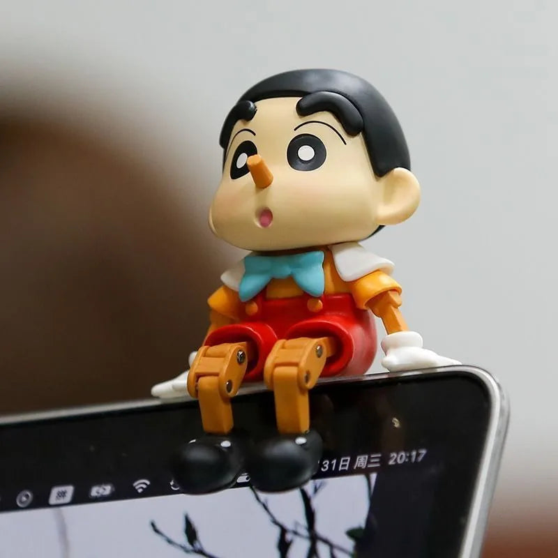 Internet Celebrity Puppet Crayon Shin-chan Ornament Doll Cute Nohara Shinnosuke Desk Doll Ornament Car Ornament Christmas Gift