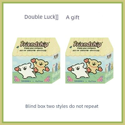 Line Puppy New Arrival Flocking Girls' Gifts Hand Office