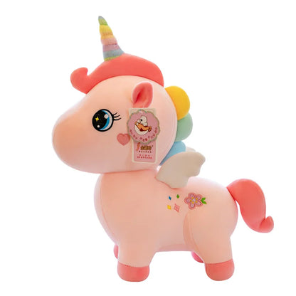 30-40cm Kawaii Unicorn Pony Doll Plush Toy Kids Birthday Gift Doll Pillow/Cushion Christmas Gift for Family and Friends