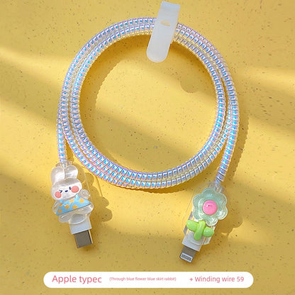 Apple Android Vivo USB USB Cable Protection Sleeve