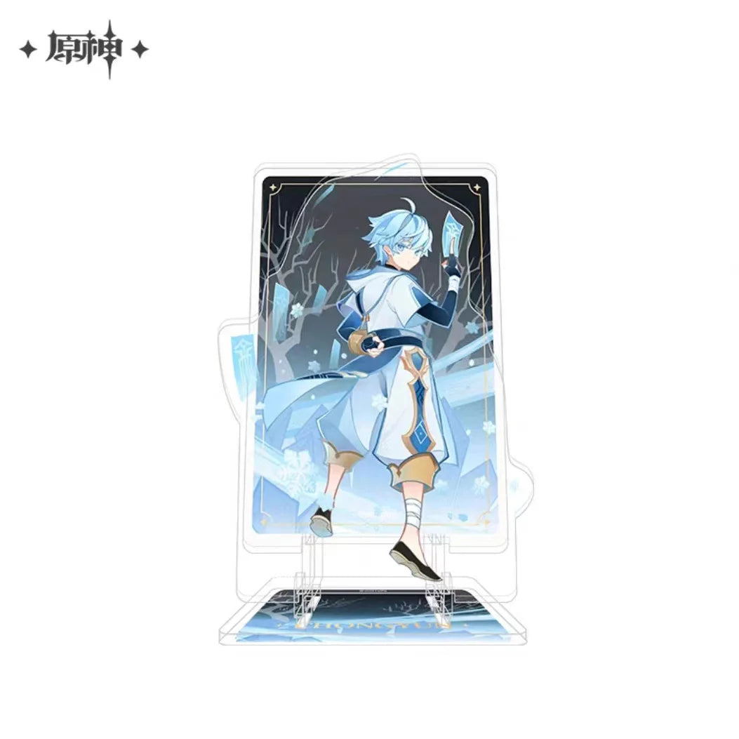 Sunsyea Genshin Impact Official Merch miHoYo Original Authentic QSZH Acrylic Phone Stand Xiao Ganyu Tartaglia Venti Klee