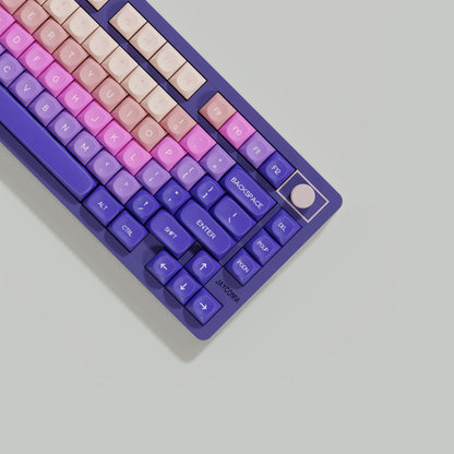 MOA Sunglow Keycaps PBT Dye-Sub German Spanish Grammar English Korean For Mechanical Keyboards 7u Space Alice HI75